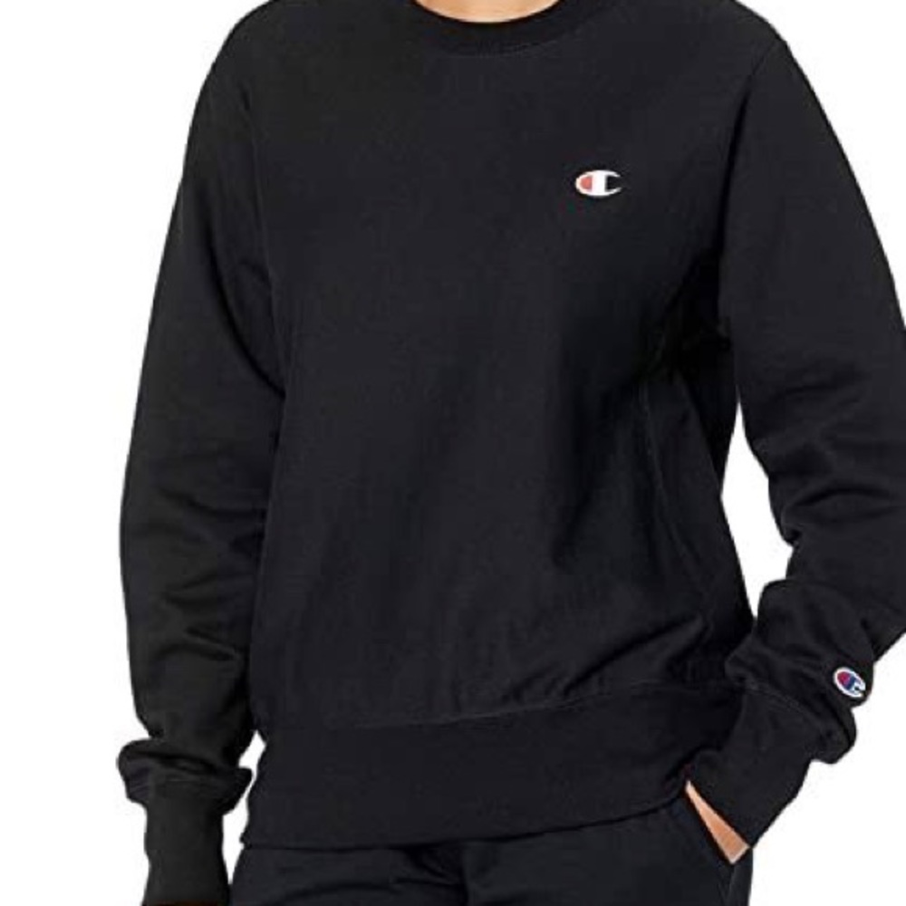black champion crewneck